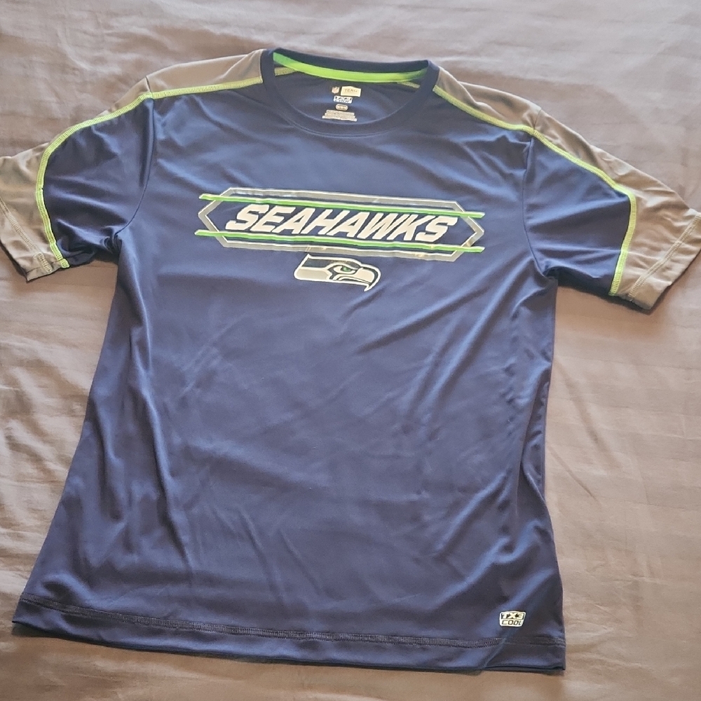 Seattle Seahawks Dri-fit Tshirt, Mens Medium